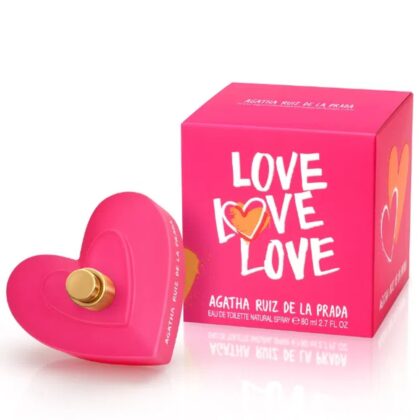 Perfume Agatha Ruiz de la Prada Love Love Love - 80 ml - Eau de Toilette - Mujer