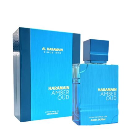 Perfume Haramain Amber Oud Aqua Dubai - 75 ml -  Extrait De Parfum - Unisex